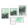 Conjunto 5 Quadros Decorativos Energia Cósmica Abstrata Los Quadros - 1