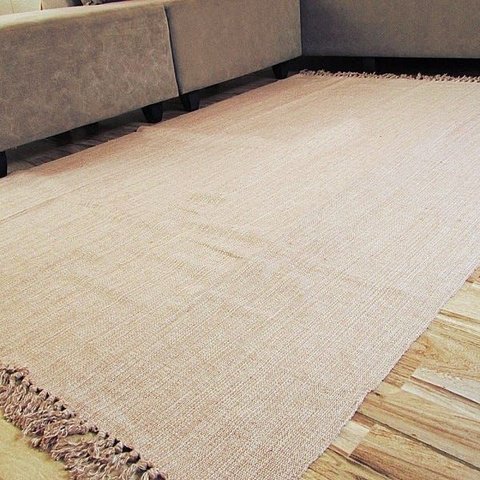 Tapete Caramelo Mesclado 2,00 x 1,50 Sala Artesanal Algodão