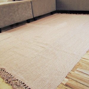 Tapete Caramelo Mesclado 2,00 x 1,50 Sala Artesanal Algodão