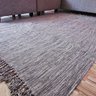 Tapete Cinza Mesclado 2,00 x 1,50 Sala Artesanal em Algodão - 1