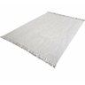 Tapete Cinza 2,00 x 1,50 Sala Quarto Artesanal em Algodão Liso - 1