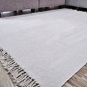 Ver imagem 2 de Tapete Cinza 2,00 x 1,50 Sala Quarto Artesanal em Algodão Liso