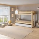 Ver imagem 1 de Treliche Infantil New Garden Casatema MadeiraOriginals Marrom/Branco