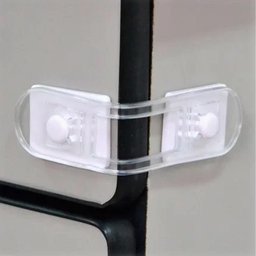 2 Travas para Gaveta e Porta de Móveis Flexíveis Bebê Prendedor Armário Segurança - 3