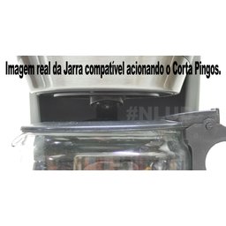 Jarra compatível Cafeteira Agratto Vetro Caffe CEV15-01 Preta - 3