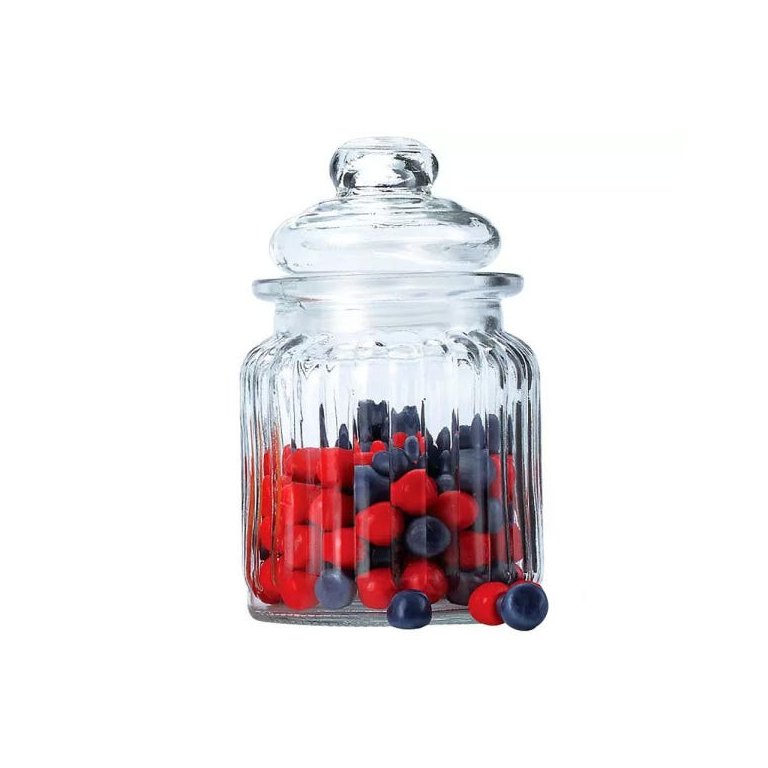 Conjunto 4 Potes Herméticos Vidro 300 ml - Casambiente