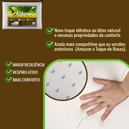 Travesseiro Evolatex Médio com Fibra de Eucalipto - 15