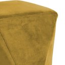 Ver imagem 3 de Kit 2 Puffs Decorativo para Sala de Estar Ametista D02 Veludo Mostarda C-279