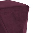 Ver imagem 3 de Kit 2 Puffs Decorativo para Sala de Estar Ametista D02 Veludo Marsala C-278
