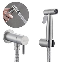 Ducha Higiênica Aço Inox Escovado com Registro Nox15 Doan - 1