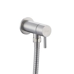 Ducha Higiênica Aço Inox Escovado com Registro Nox15 Doan - 4