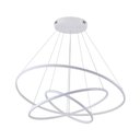 Ver imagem 1 de Lustre Pendente Nordecor Inverse Redondo 2141-1 Com 3 Metros Branco Led Bivolt