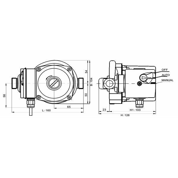 Pressurizador Caixa Dagua Gp-120 Ppa 1/6 Cv Inova 220v - 2