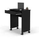 Ver imagem 3 de Mesa Escrivaninha Compact Not 0,70 Preto