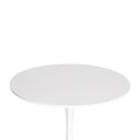 Ver imagem 2 de Mesa Saarinen Tulipa Redonda 80cm Tampo Madeira Branca Sala Cozinha Jantar