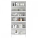Ver imagem 2 de Paneleiros em Aço Mirage New 6 Portas 5 Prateleiras com Vidro Branco - Telasul