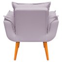 Ver imagem 5 de Kit 2 Poltronas Decorativa Confortável para Sala Quarto Recepção Escritório Manicure Alice Tecido Li