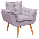 Ver imagem 3 de Kit 2 Poltronas Decorativa Confortável para Sala Quarto Recepção Escritório Manicure Alice Tecido Li