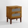 Mesa de Cabeceira Lateral Apoio para Despertador Santorini 45cm:nature - 3