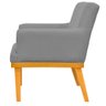 Kit 2 Poltronas Decorativas para Base Mel Beatriz W01 Corano Cinza - Lyam Decor - 5