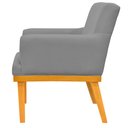 Ver imagem 5 de Kit 2 Poltronas Decorativas para Base Mel Beatriz W01 Corano Cinza - Lyam Decor