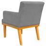 Kit 2 Poltronas Decorativas para Base Mel Beatriz W01 Corano Cinza - Lyam Decor - 6