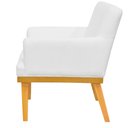 Ver imagem 5 de Kit 2 Poltronas Decorativas para Base Mel Beatriz W01 Corano Branco - Lyam Decor