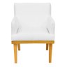 Kit 2 Poltronas Decorativas para Base Mel Beatriz W01 Corano Branco - Lyam Decor - 4