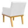 Kit 2 Poltronas Decorativas para Base Mel Beatriz W01 Corano Branco - Lyam Decor - 6