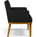 Ver imagem 6 de Kit 2 Poltronas Decorativas para Base Mel Beatriz W01 Corano Preto - Lyam Decor