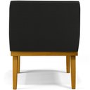 Ver mais imagens de Kit 2 Poltronas Decorativas para Base Mel Beatriz W01 Corano Preto - Lyam Decor