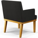 Ver imagem 7 de Kit 2 Poltronas Decorativas para Base Mel Beatriz W01 Corano Preto - Lyam Decor
