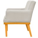 Ver imagem 5 de Kit 2 Poltronas Decorativas para Base Mel Beatriz W01 Suede Bege - Lyam Decor