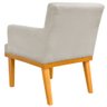 Kit 2 Poltronas Decorativas para Base Mel Beatriz W01 Suede Bege - Lyam Decor - 6
