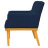 Kit 2 Poltronas Decorativas para Base Mel Beatriz W01 Suede Azul Marinho - Lyam - 5