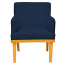 Ver imagem 4 de Kit 2 Poltronas Decorativas para Base Mel Beatriz W01 Suede Azul Marinho - Lyam