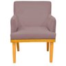 Kit 2 Poltronas Decorativas para Base Mel Beatriz W01 Suede Rosê - Lyam Decor - 6