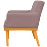 Kit 2 Poltronas Decorativas para Base Mel Beatriz W01 Suede Rosê - Lyam Decor - 4
