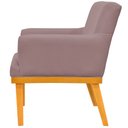 Ver imagem 4 de Kit 2 Poltronas Decorativas para Base Mel Beatriz W01 Suede Rosê - Lyam Decor