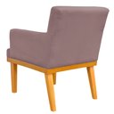 Ver imagem 5 de Kit 2 Poltronas Decorativas para Base Mel Beatriz W01 Suede Rosê - Lyam Decor