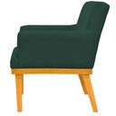 Ver imagem 5 de Kit 2 Poltronas Decorativas para Base Mel Beatriz W01 Suede Verde Musgo - Lyam Decor