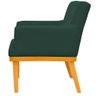 Kit 2 Poltronas Decorativas para Base Mel Beatriz W01 Suede Verde Musgo - Lyam Decor - 5