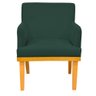 Kit 2 Poltronas Decorativas para Base Mel Beatriz W01 Suede Verde Musgo - Lyam Decor - 4