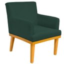 Ver imagem 2 de Kit 2 Poltronas Decorativas para Base Mel Beatriz W01 Suede Verde Musgo - Lyam Decor