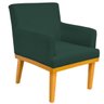 Kit 2 Poltronas Decorativas para Base Mel Beatriz W01 Suede Verde Musgo - Lyam Decor - 2