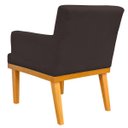 Ver imagem 4 de Kit 2 Poltronas Decorativas para Base Mel Beatriz W01 Corano Marrom - Lyam Decor