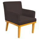 Ver imagem 2 de Kit 2 Poltronas Decorativas para Base Mel Beatriz W01 Corano Marrom - Lyam Decor