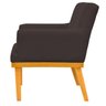 Kit 2 Poltronas Decorativas para Base Mel Beatriz W01 Corano Marrom - Lyam Decor - 5
