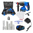 Ver imagem 2 de Martelete Perfurador Rompedor Brushless Recarregável 20000ma