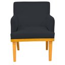 Ver imagem 4 de Kit 2 Poltronas Decorativas para Base Mel Beatriz W01 Suede Preto - Lyam Decor